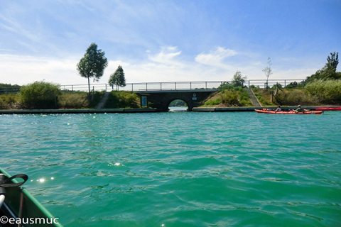 Blick auf den Kanal unter der L 34