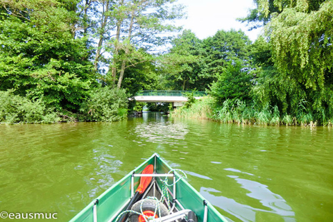 Einfahrt in den Luzinkanal