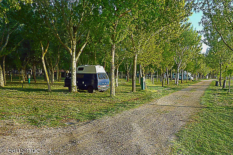 Wohnmobil auf dem Campground