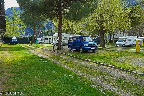 Blick über den Campingplatz