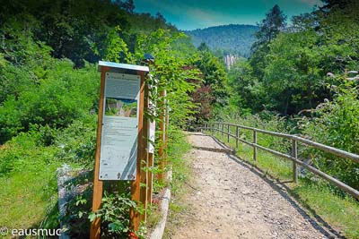 Schild am Trailhead