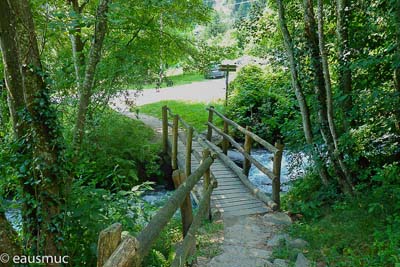 Hier trifft der Trail auf den Wasserfallweg