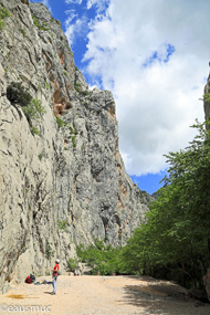 Paklenica Schlucht