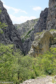 Paklenica Schlucht