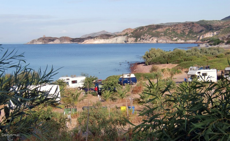 Blick über den Campingplatz