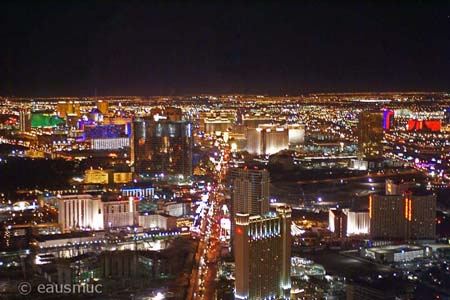 Blick auf Las Vegas