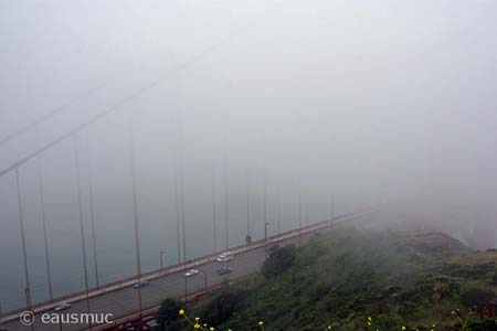 Golden Gate Bridge im Nebel