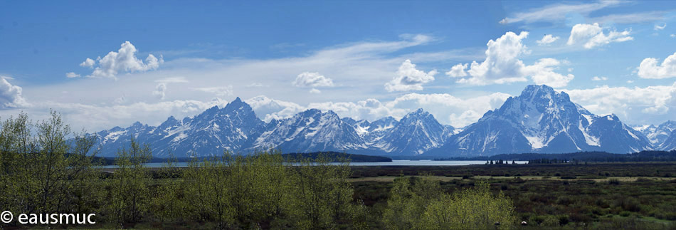 Blick auf die Teton Range