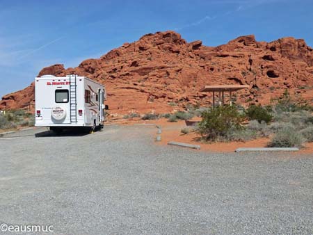 Wohnmobil auf dem Campground