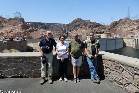 Fotoshooting vor dem Hoover Damm