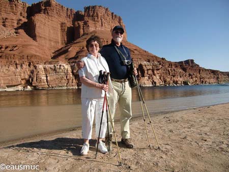 Charly und Christa am Colorado