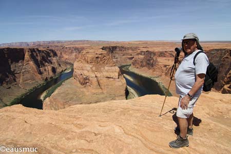 Mein Vater am Horseshoe Bend