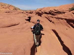 Eingang zum Lower Antelope Canyon