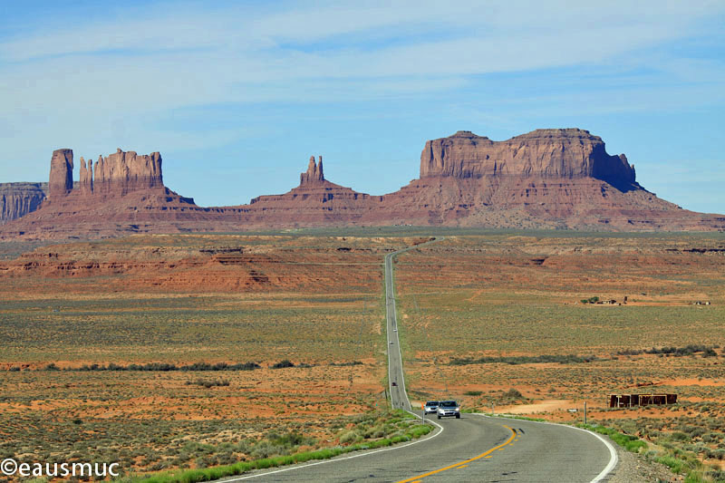 Blick auf das Monument Valley