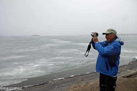 Mein Vater am Yellowstone Lake