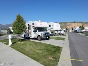 Wohnmobile auf dem Campground