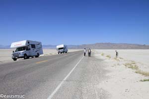 Wohnmobile am Bonneville Racetrack