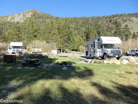 Wohnmobil auf dem Campground