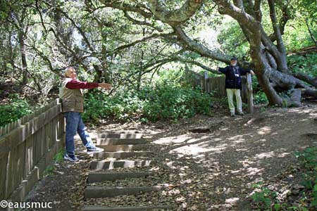 Charly und mein Vater am Earthquake Trail