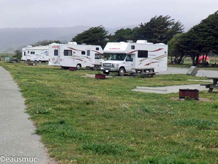 Wohnmobile auf dem Campground