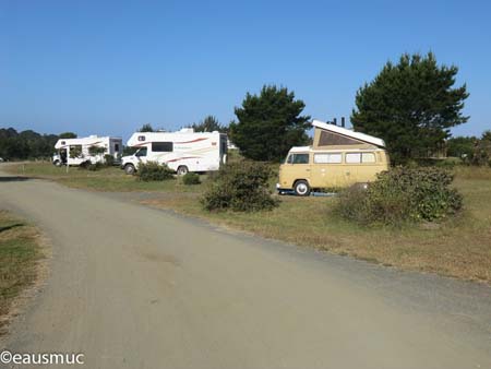 Wohnmobile auf dem Campground