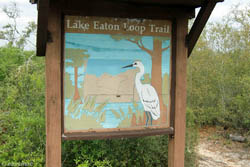 Lake Eaton Loop Trail Trailsign