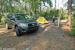 Campsite im Stephen C. Foster SP