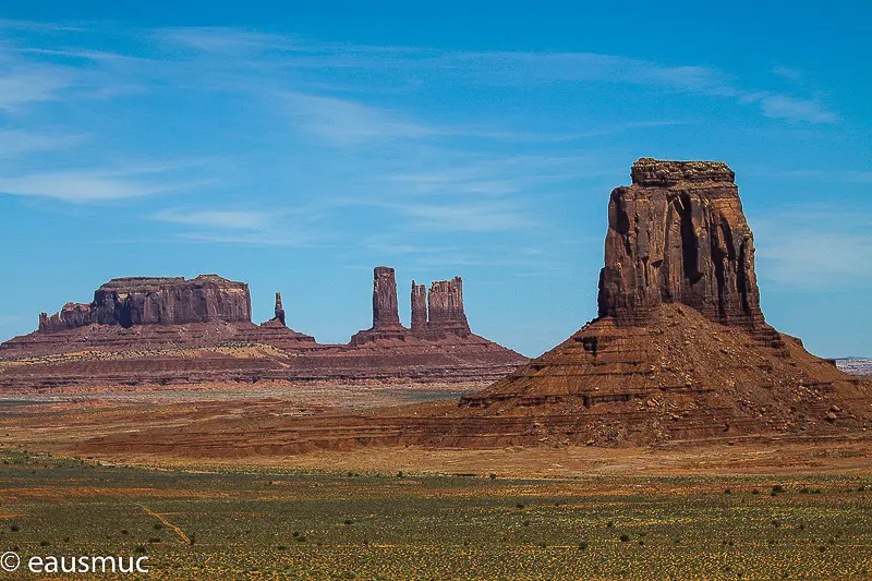 Blick auf das Monument Valley