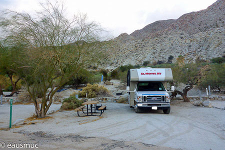 Wohnmobil auf dem Campground