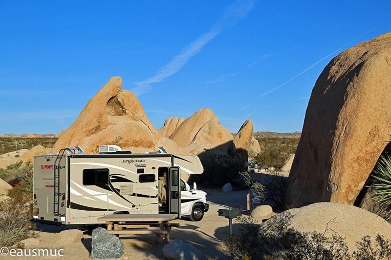 Wohnmobil auf dem Campground