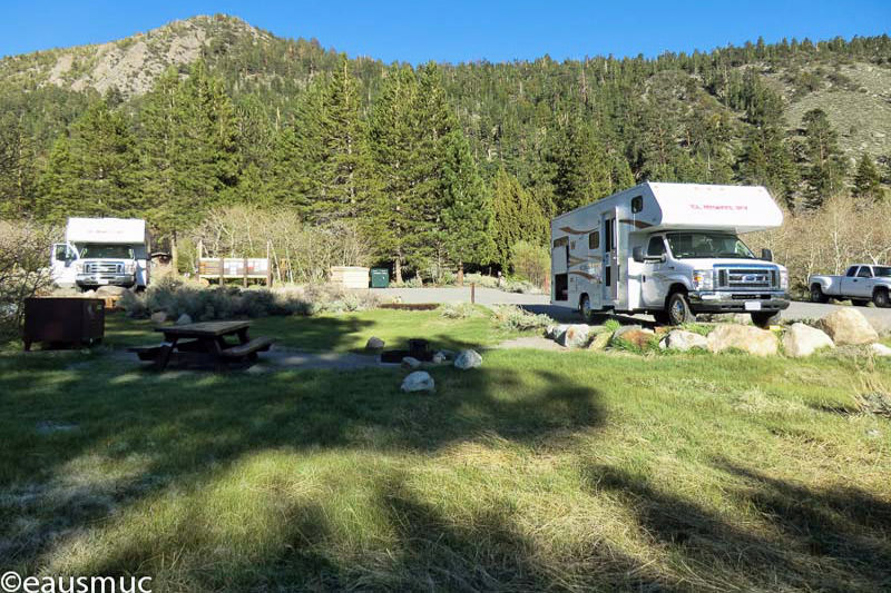 Wohnmobile auf dem Campground