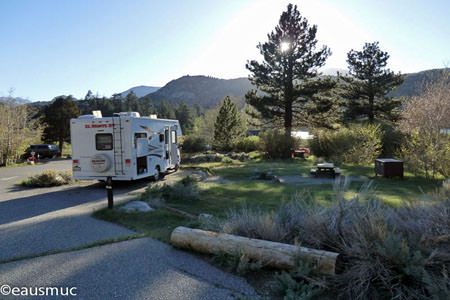 Wohnmobil auf dem Campground