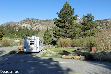 Wohnmobil auf dem Campground