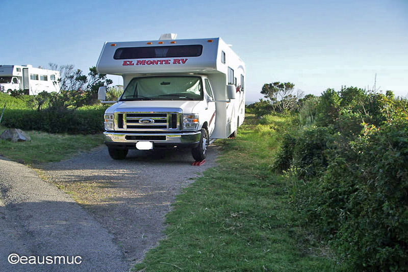 Wohnmobil auf dem Kirk Creek Campground