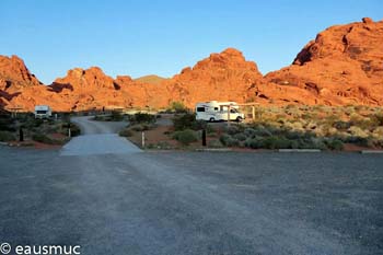 Sunset auf dem Campground