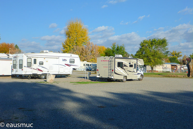 Wohnmobil auf dem Campground