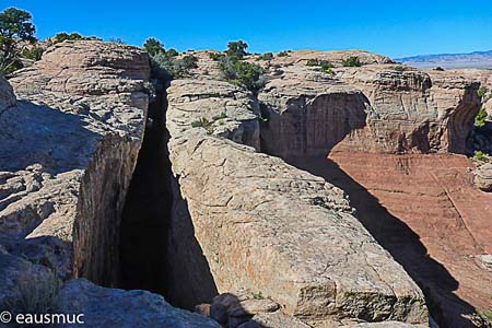 Clover Canyon Bridge von oben