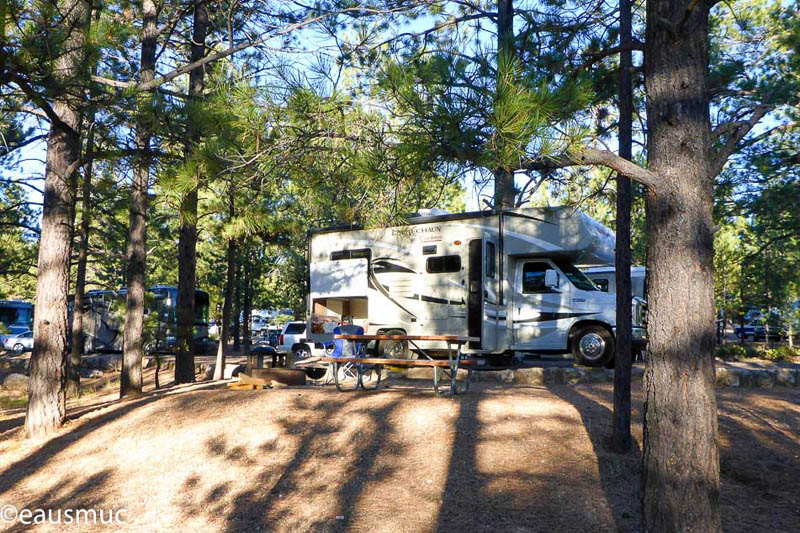 Wohnmobil auf dem North Campground