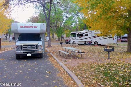 Wohnmobil auf dem Campground