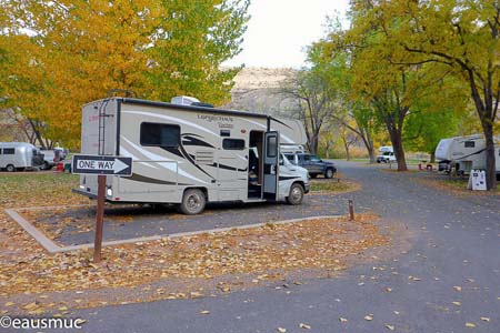 Wohnmobil auf dem Campground