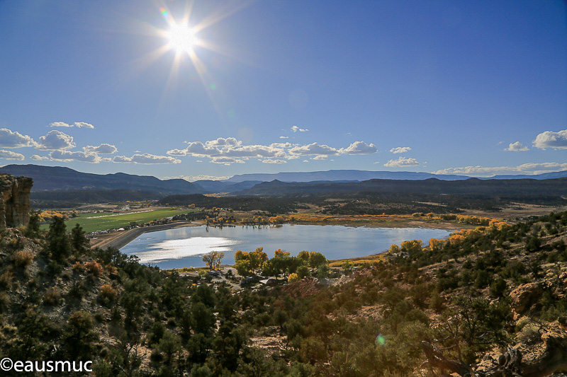 Blick auf den CG und das Reservoir