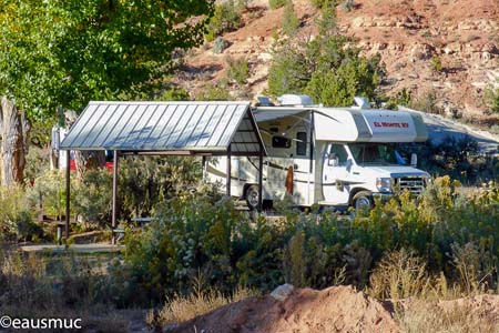 Wohnmobil auf dem Campground