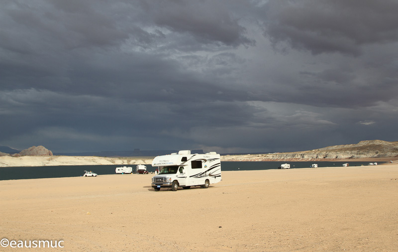 Wohnmobil am Strand