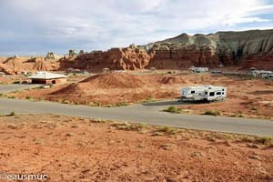 Blick über den Campground