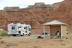 Campsite mit Shelter