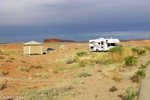 Campsite mit Shelter