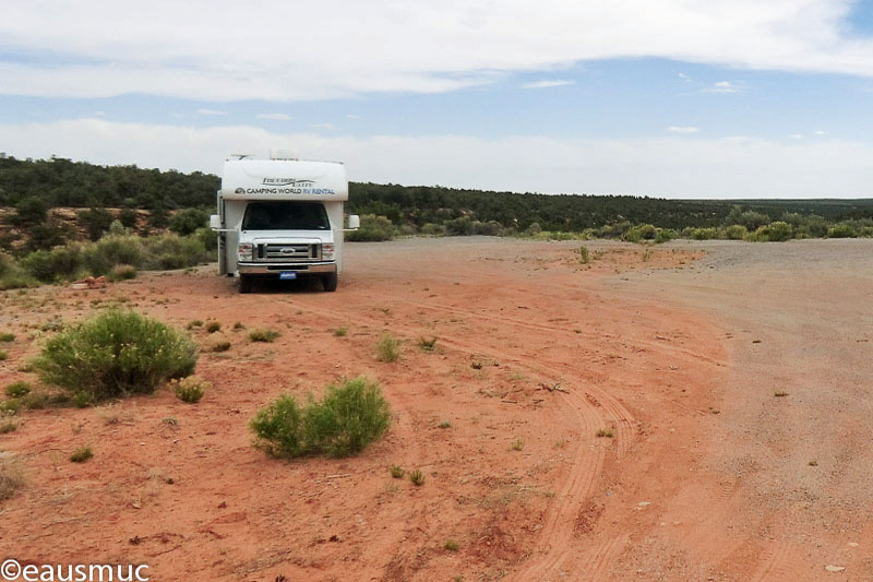 Boondocking Platz Natural Bridges NM