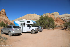 Parkplatz und Trailhead