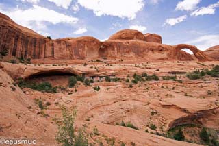 Der Corona Arch kommt in Sicht