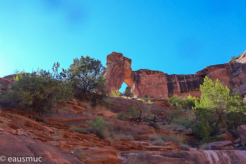 Hunter Arch am Canyonrand